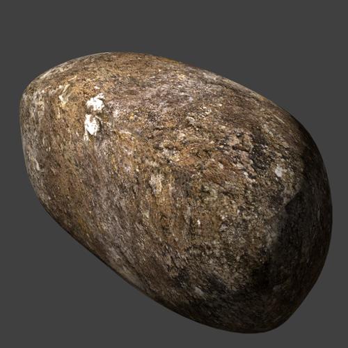 Low poly stone (subdividible) preview image